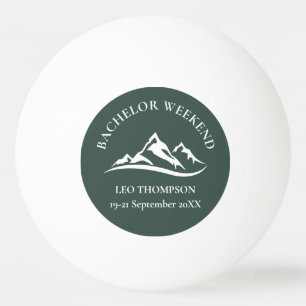 Outdoor Adventure Mountain Bachelor Weekend Ping Pong Ball