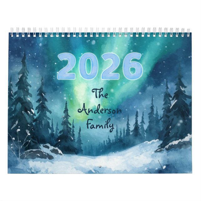Outdoor Adventure Photo Calendar 2026 Family (Cover)