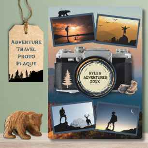 Outdoor Adventure Travel Memories Photo Plaque