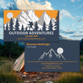 Outdoor Adventures Business Card