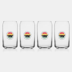 Outdoor Adventures Wisconsin Can Glass