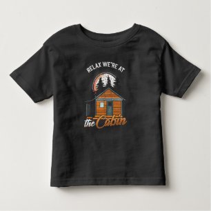 Outdoor Cabin Vacation Hunting Forest Holiday Toddler T-Shirt