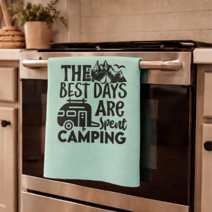 Outdoor Camper Gift Tea Towel