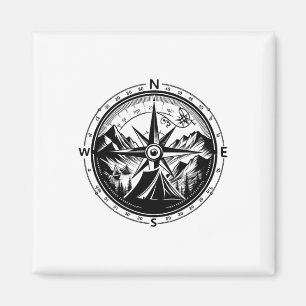 Outdoor Camping Apparel - Hiking Backpacking Campi Magnet