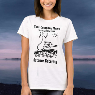 Outdoor Catering Illustration to Personalize T-Shirt