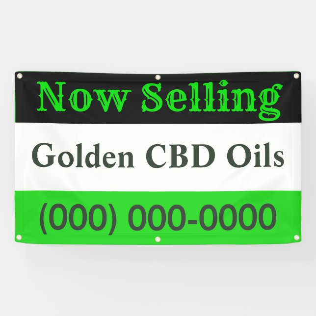 Outdoor CBD Sales 5' Banner (Horizontal)