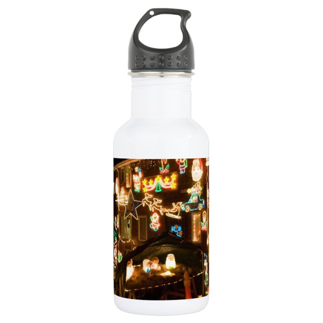 Outdoor Christmas Decorations 532 Ml Water Bottle (Front)