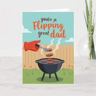 Outdoor Cooking Dads Day Card