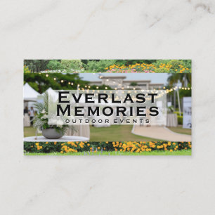 Outdoor Event   Lights   Garden Business Card