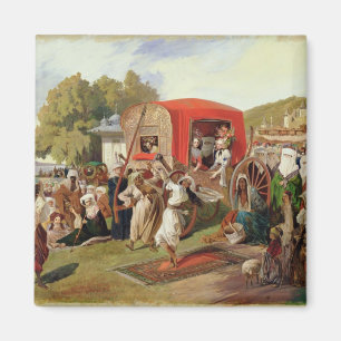 Outdoor Fete in Turkey, c.1830-60 Magnet
