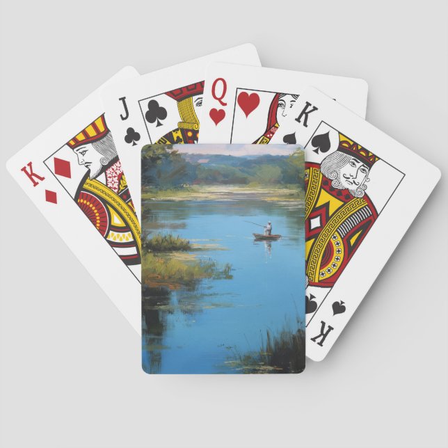 Outdoor Fishing Playing Cards (Back)