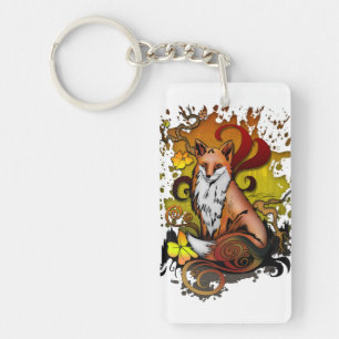 Outdoor Fox Key Ring