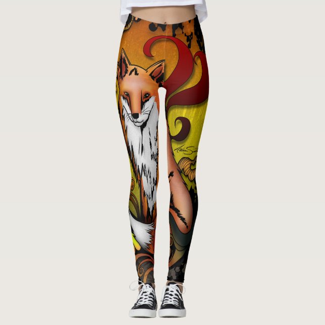 Outdoor Fox Leggings (Front)