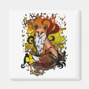 Outdoor Fox Magnet