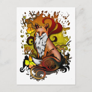 Outdoor Fox Postcard