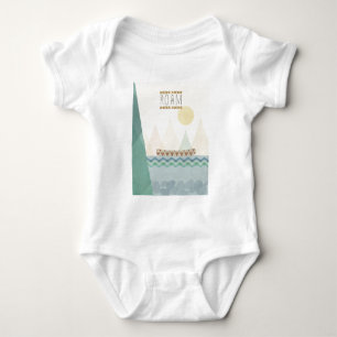 Outdoor Geo II   Roam Baby Bodysuit
