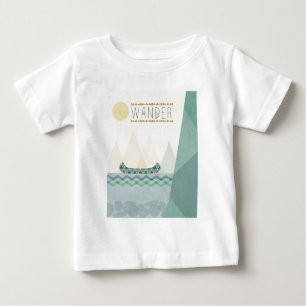 Outdoor Geo III   Wander Baby T-Shirt