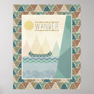 Outdoor Geo III   Wander Poster