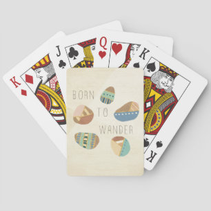 Outdoor Geo IX   Born to Wander Playing Cards