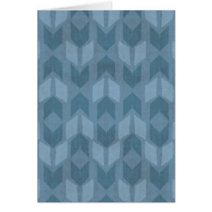 Outdoor Geo Step Blue Arrow Pattern