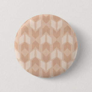 Outdoor Geo Step Coral Arrow Pattern 6 Cm Round Badge