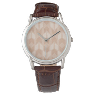Outdoor Geo Step   Coral Arrow Pattern Watch