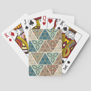 Outdoor Geo Step   Geometric Pattern Playing Cards
