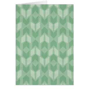 Outdoor Geo Step Green Arrow Pattern