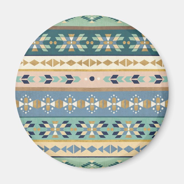 Outdoor Geo Step | Indian Pattern Magnet (Front)