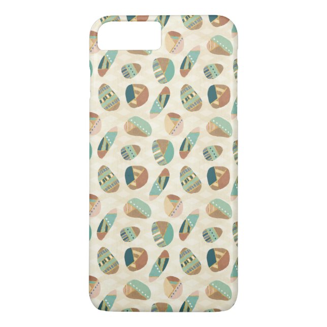 Outdoor Geo Step  | Teal Pattern Case-Mate iPhone Case (Back)