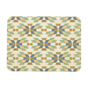 Outdoor Geo Step Tribal Pattern Magnet