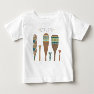 Outdoor Geo VII   Explore Baby T-Shirt
