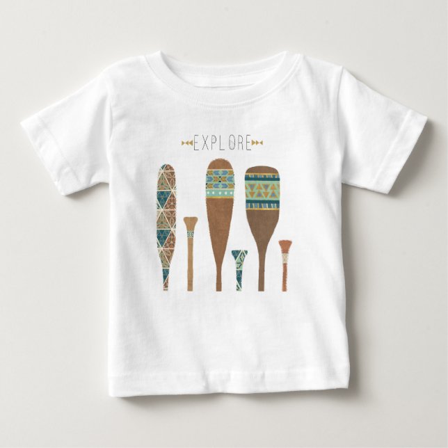 Outdoor Geo VII | Explore Baby T-Shirt (Front)