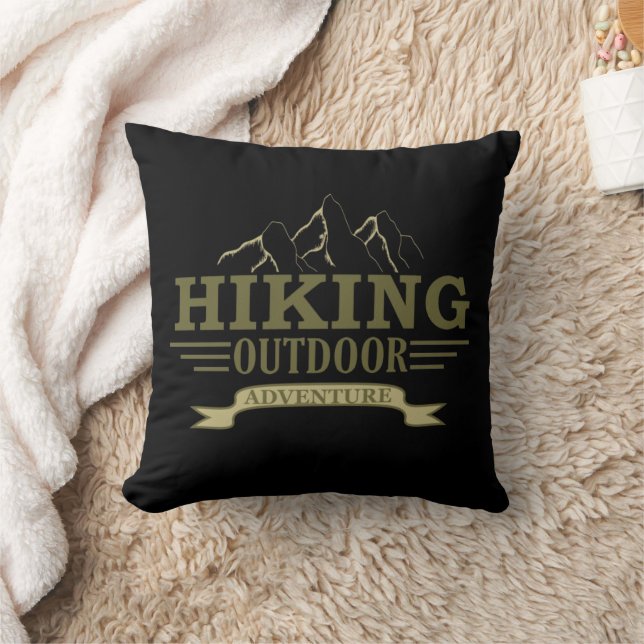 Outdoor hike hikers hiking adventure  cushion (Blanket)