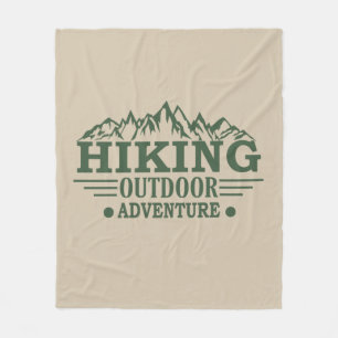 Outdoor hike hikers hiking adventure  fleece blanket