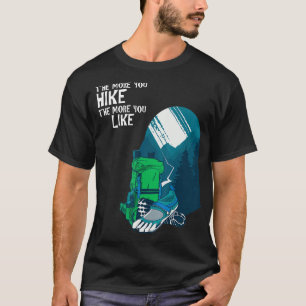 Outdoor Hiking Backpack Graphic Camping In Mountai T-Shirt