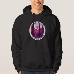 Outdoor Hiking Graphic Camping In Mountains Or Nat Hoodie
