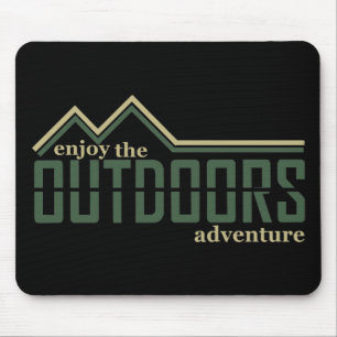 outdoor hiking lover mouse pad