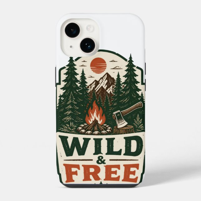 Outdoor lovers  iPhone case (Back)