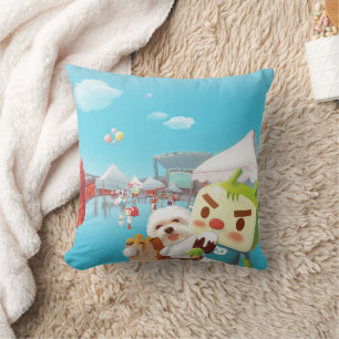 Outdoor Market Fun Cushion