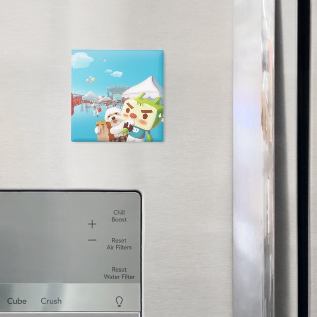 Outdoor Market Fun Magnet (In Situ (Fridge))