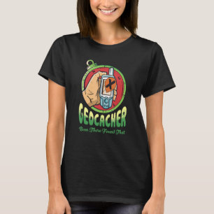 Outdoor Nature Camping People Hiker Geocacher GPS T-Shirt