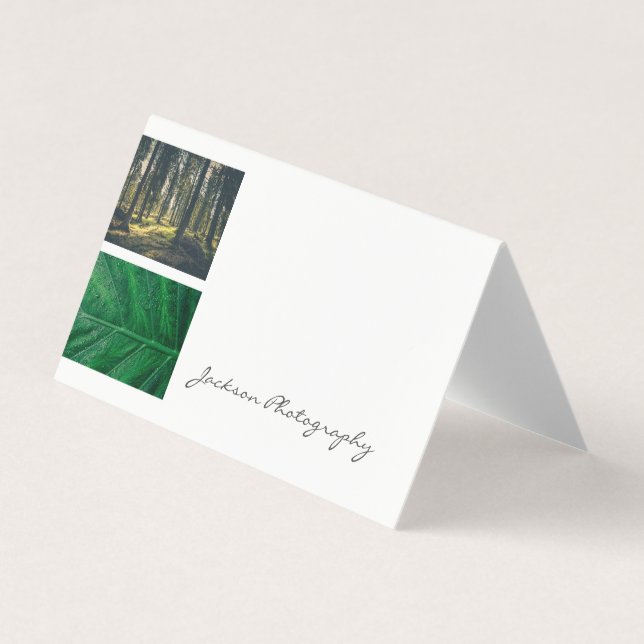 Outdoor Nature Photography Business Card (Front)