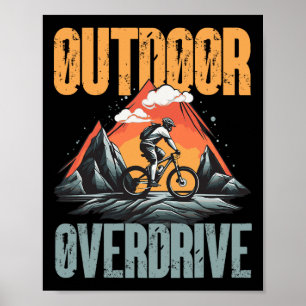 Outdoor Overdrive Mountain Biking Trail Poster