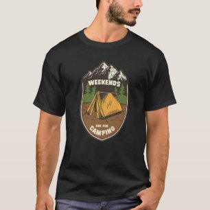 Outdoor Park Adventure Smokey Bonfire Smores Weeke T-Shirt