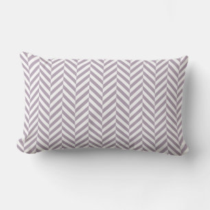 Outdoor Pillow   Purple Herringbone Pattern