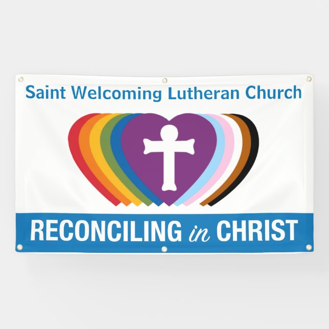 Outdoor RIC "Your Church" Banner (Horiz) (Horizontal)