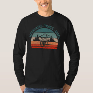 Outdoor Ride Mountain Bike Mtb Mountains Trails Bi T-Shirt