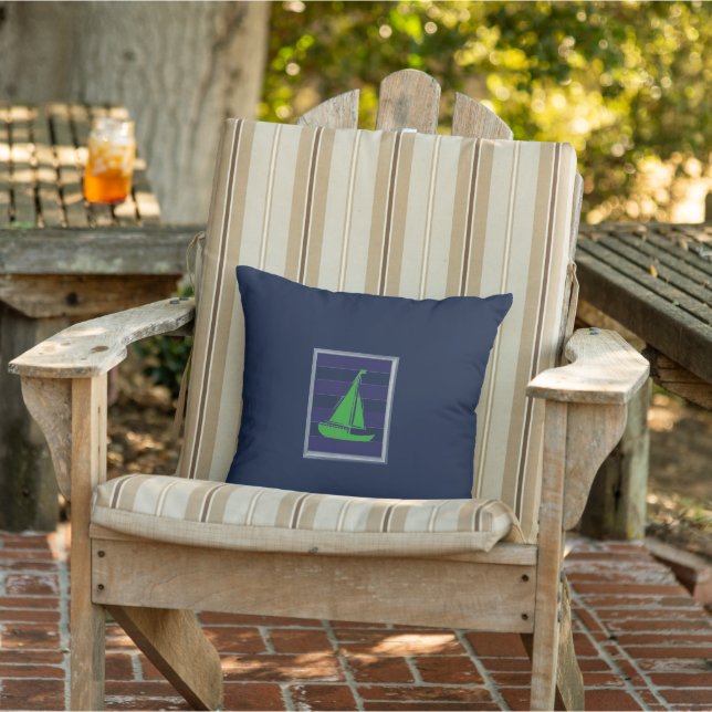 Outdoor sailboat pillow (Chair)