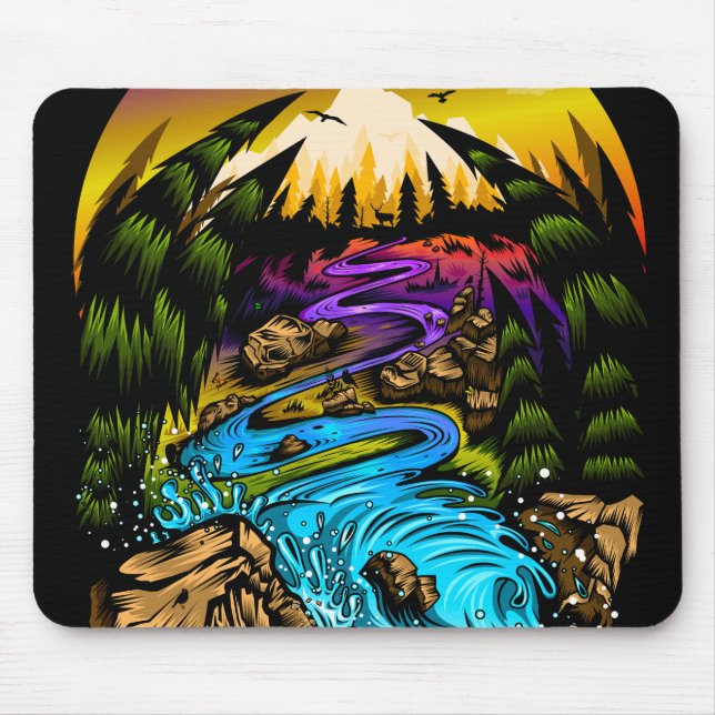 Outdoor Scene Mouse Pad (Front)